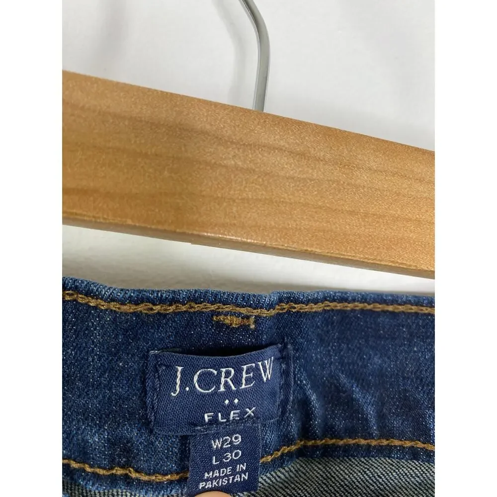 J.Crew Factory Slim Fit Walker Wash Blue Denim Flex Jeans Men's Size 29 x 30 - Picture 6 of 10